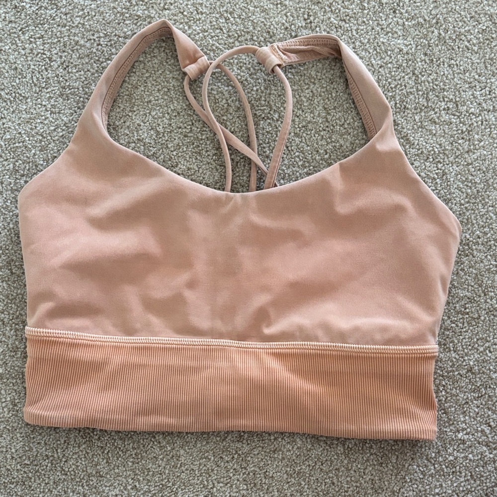 Lululemon Athletica Peach Sports Bra